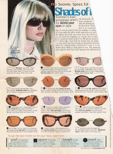assorted sunglasses from 1995